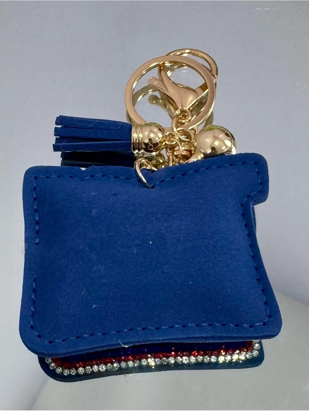 New NY Crystal Keychain
